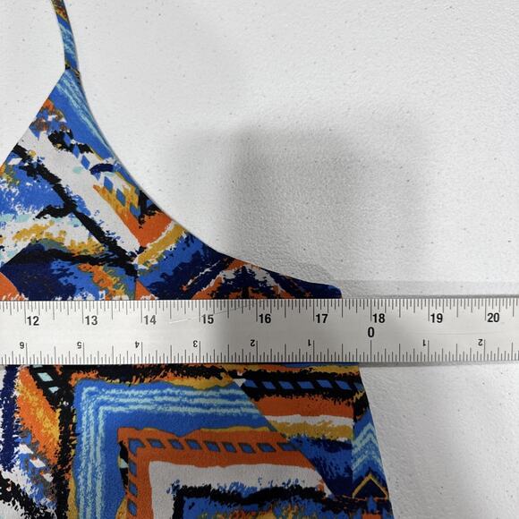 Three Eighty Two Mini Sundress Womens Size S Tank Racerback Dress Abstract Art - Picture 6 of 10